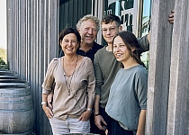 Familie Knoll: Ludwig, Sandra, Antonia und Vincenz