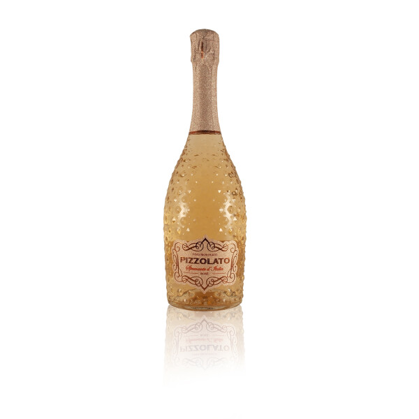 Pizzolato Rosé Spumante extra dry Glitzerflasche