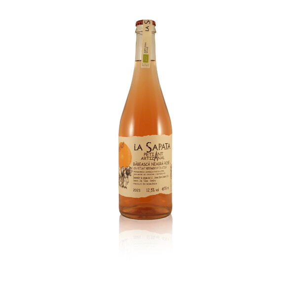 La Sapata PET NAT Babeasca Neagra ROSÉ Rumänien DOC Podgoria Sarica Niculitel
