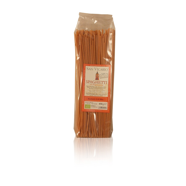 San Vicario Spaghetti con Peperoncino Bio-Pasta 450g
