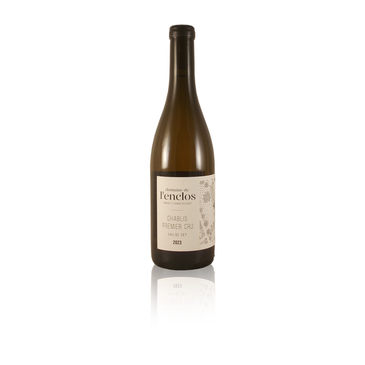 Chardonnay Domaine lEnclos Chablis 1er Cru Vau de Vey Frankreich Bourgogne AOC