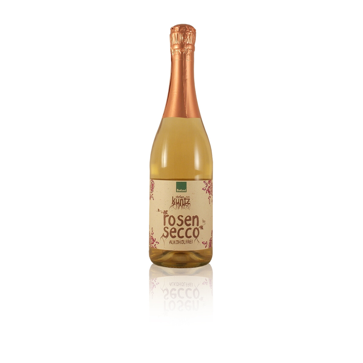 Stefan Kuntz Rosensecco alkoholfrei Biowein