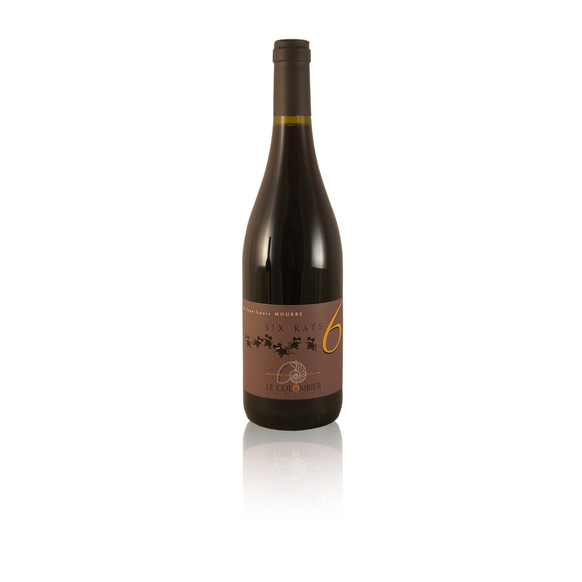 Domaine Le Colombier Six Rats Syrah Rotwein histamingeprüft Frankreich Rhône