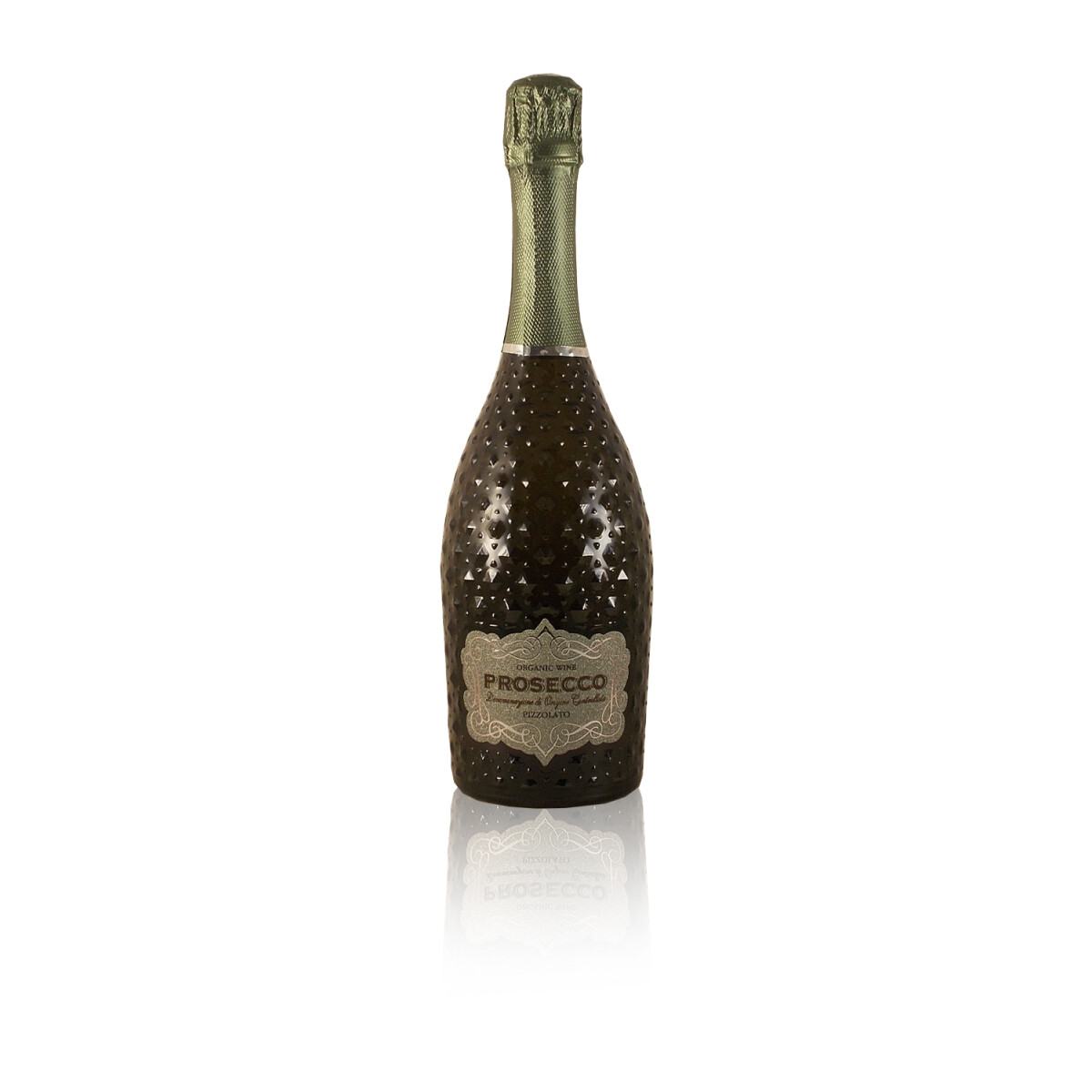 Pizzolato Prosecco DOC Brut Spumante Veneto Italien Glitzerflasche