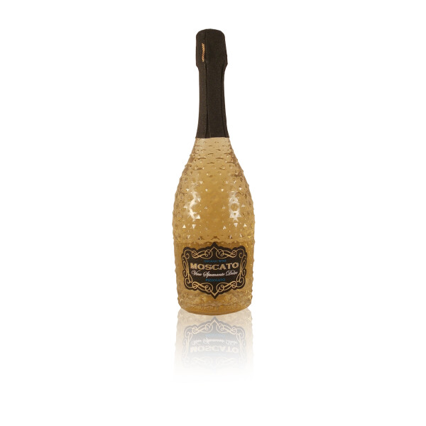 Pizzolato Spumante Moscato Dolce Süß Veneto Italien Glitzerflasche