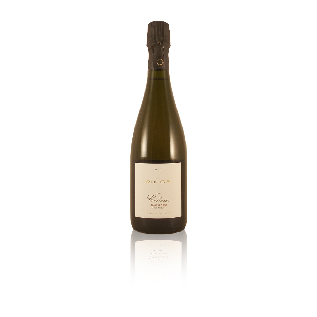 2021 Rings Calcaire Sekt Blanc de Noirs Brut Nature VDP Statut Biosekt Freinsheim Deutschland traditionelle Flaschengärung