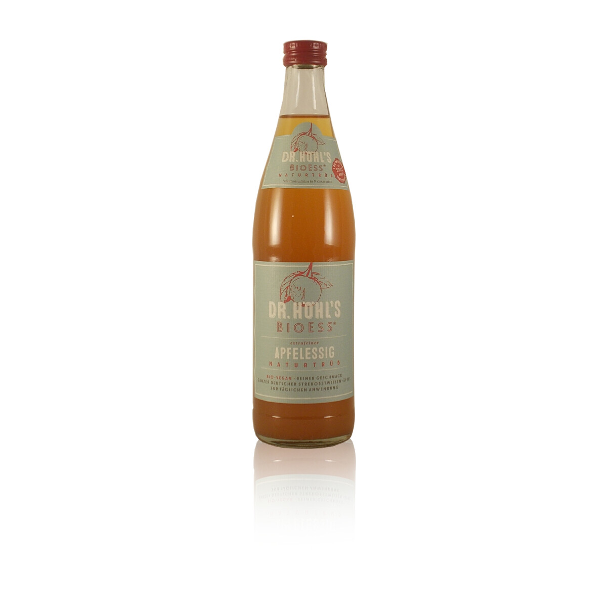 Dr. Höhls Apfelessig naturtrüb BioEss ungeschwefelt, histamingeprüft 0,5l