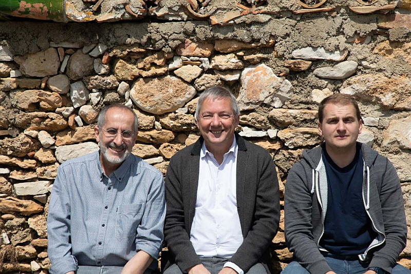 Jean Natoli und Peter Riegel von Mas de Quernes Jean Natoli und Peter Riegel von Mas de Quernes